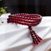 wsxc1699024317476_0 Natural Wine Red Garnet Three Ring Bracelet, with a bead diameter of 4.8mm0311139589