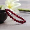 wsxc1699107627100_2 Natural Wine Red Garnet Single Loop Bracelet, 💖 The diameter of the bead is about 6.5mm0311109188