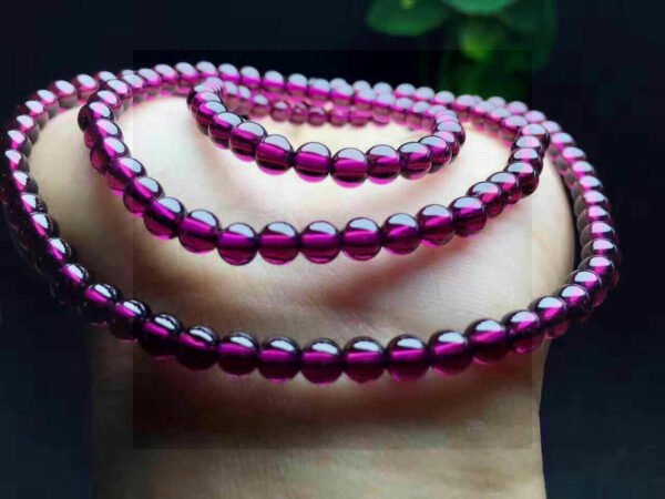 wsxc1699108194657_1 Natural Purple Tooth Black Pure Body Four Ring Bracelet, 3.6mm Diameter0311059166