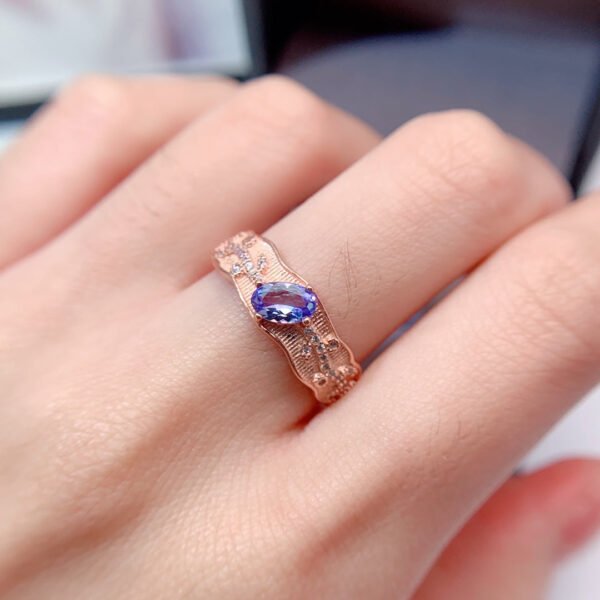 wsxc1699111679737_2 Natural Tanzanite Ring, Main Stone Size 4 * 6mm0411120159