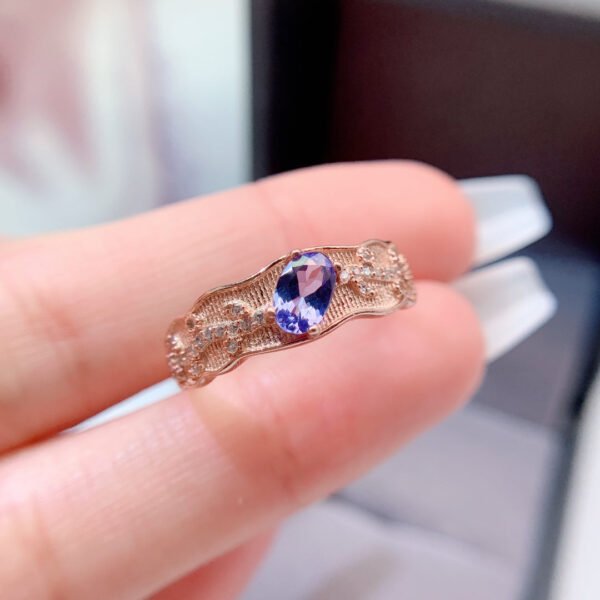wsxc1699111679737_3 Natural Tanzanite Ring, Main Stone Size 4 * 6mm0411120159