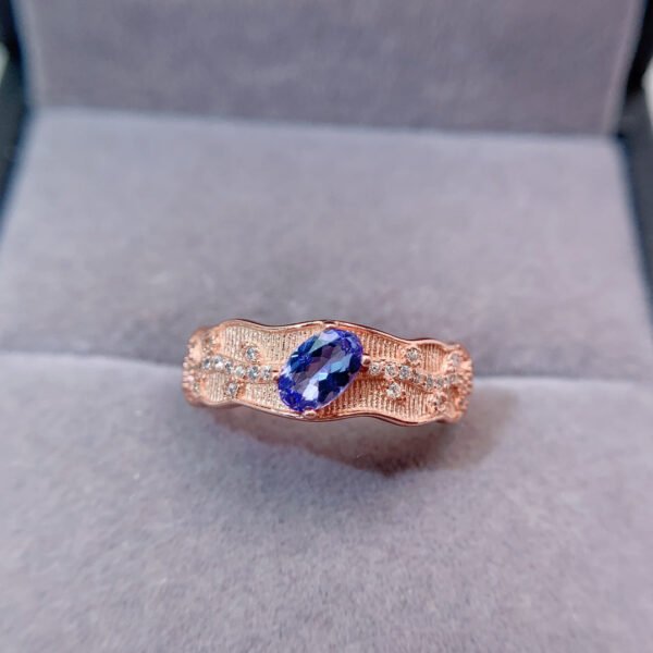 wsxc1699111679737_4 Natural Tanzanite Ring, Main Stone Size 4 * 6mm0411120159