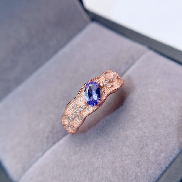 wsxc1699111679737_5 Natural Tanzanite Ring, Main Stone Size 4 * 6mm0411120159