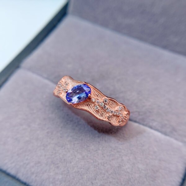 wsxc1699111679737_6 Natural Tanzanite Ring, Main Stone Size 4 * 6mm0411120159