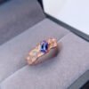 wsxc1699111679737_8 Natural Tanzanite Ring, Main Stone Size 4 * 6mm0411120159