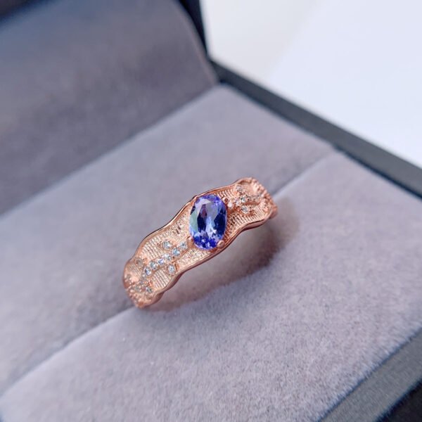 wsxc1699111679737_8 Natural Tanzanite Ring, Main Stone Size 4 * 6mm0411120159