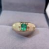 wsxc1699111789211_8 Pure natural Colombian emerald ring, main stone size 4 * 6mm0411190564