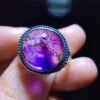 wsxc1699112991502_7 Natural Purple Hair Crystal Purple Super Seven Ring, Specification: 13.5/13.2mm0411238778
