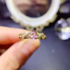 Pure natural tourmaline ring, main stone 4 * 6mm0611095189