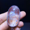 Rare natural water gallbladder quicksand pendant necklace, size 39.5/22mm0711398136