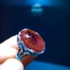 Aurora 23 Aurora Titanium Purple Eye Ring, Size: 18.5/13mm0811398166