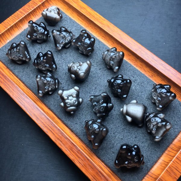 Silver Yaoshi Pudding Dog Pairs 💕 Specification 17mm0911005.5988