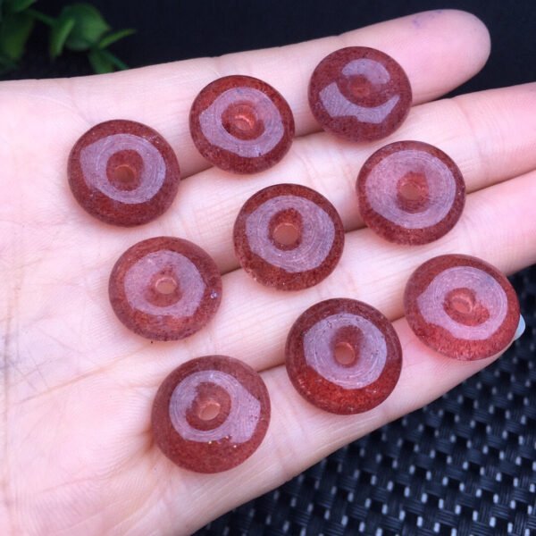 Strawberry crystal safety buckle 💕 Specification 15mm ✨0911005855