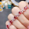 wsxc1699626759773_1 Pure natural magnesium aluminum garnet bracelet, main stone size 4 * 5mm1110350126