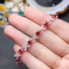 wsxc1699626759773_3 Pure natural magnesium aluminum garnet bracelet, main stone size 4 * 5mm1110350126