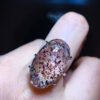 wsxc1699805999896_4 Natural Strawberry Crystal Mica Sky Star Ring, Size 23.8/13.8mm1111238599