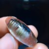 Natural silver titanium bucket bead round bead, size 25/12mm1111198336