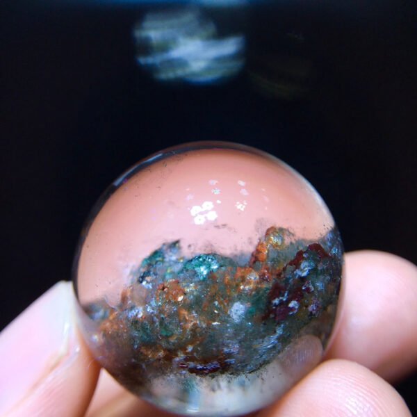 Colorful Ghost Treasure Bowl Ball Ornament, Size 27.7mm1111268155