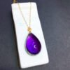 wsxc1699807366053_5 Natural Uruguayan amethyst water drop 18k gold pendant, size: 25.5/17mm1111398466
