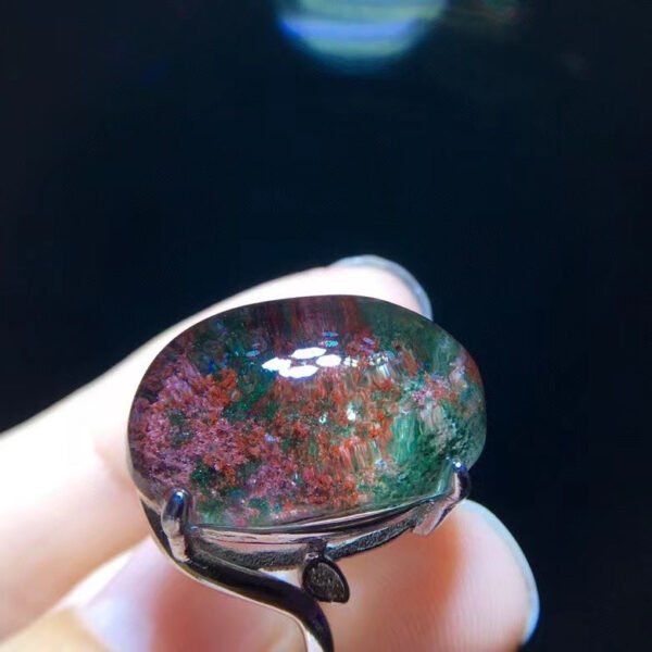 Natural Color Ghost Four Seasons Ring, Size 22/14.6mm1111238488
