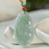 wsxc1699809701274_1 Natural A-grade Jade Pixiu Pendant, Size: 40.8 * 24.1 * 5.3mm1112129546