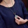 wsxc1699809701274_5 Natural A-grade Jade Pixiu Pendant, Size: 40.8 * 24.1 * 5.3mm1112129546