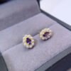 wsxc1699811325644_3 Natural Tansan stone earrings, main stone size 3 * 5mm1112110255