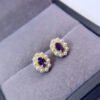 wsxc1699811325644_4 Natural Tansan stone earrings, main stone size 3 * 5mm1112110255