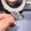 Pure natural Myanmar unburned spinel ring, with a main stone size of 4 * 5mm1112190588