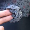 wsxc1699907852328_3 Silver Shining Stone Moon Fox Pendant 💕 Specification 45mm ✨1113018144
