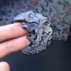wsxc1699907852328_5 Silver Shining Stone Moon Fox Pendant 💕 Specification 45mm ✨1113018144