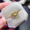 Pure natural crystal ring, main stone 5mm1113110266