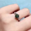 Popular Mosan Diamond Ring, Main Stone 1 Carat, Round 6.5mm1113090166