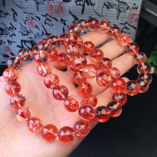 Red Phoenix Feather Single Loop Bracelet 💕 Specification 10mm ✨1115041623