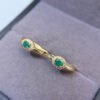 wsxc1700076638475_4 Pure natural Columbia emerald earrings, main stone size 3 * 4mm1115130244
