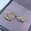 wsxc1700076638475_5 Pure natural Columbia emerald earrings, main stone size 3 * 4mm1115130244