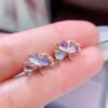 wsxc1700076788990_1 Pure natural moonlight stone earrings, main stone 3 * 4mm1115140844