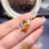 wsxc1700167511930_2 Pure natural yellow crystal ring, main stone 7 * 9mm1116120188