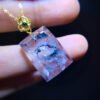 Rare natural water gallbladder black quicksand troublemaker pendant with a size of 21.2/15.4 milliliters1116268155