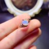 wsxc1700247179535_4 Pure Natural Colorful White Opal Ring, Main Stone Size 6 * 8mm1117110366