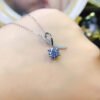 Mosang Diamond Pendant, Main Stone 1 Carat, Round 6.5mm1118110288