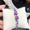 wsxc1700320807353_0 Natural amethyst bracelet, main stone 3 * 4mm1118280144