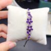 wsxc1700320807353_2 Natural amethyst bracelet, main stone 3 * 4mm1118280144