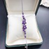 wsxc1700320807353_5 Natural amethyst bracelet, main stone 3 * 4mm1118280144