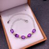 wsxc1700320949930_3 Natural Brazilian amethyst bracelet, main stone 6 * 8 1118180233
