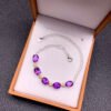 wsxc1700320949930_5 Natural Brazilian amethyst bracelet, main stone 6 * 8 1118180233