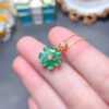 wsxc1700321222447_4 Premium Natural Columbia Emerald Pendant, Main Stone Size 3 * 5mm1118425199