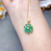 wsxc1700321222447_5 Premium Natural Columbia Emerald Pendant, Main Stone Size 3 * 5mm1118425199